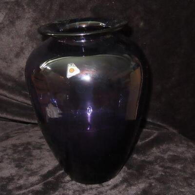 Dark purple vase