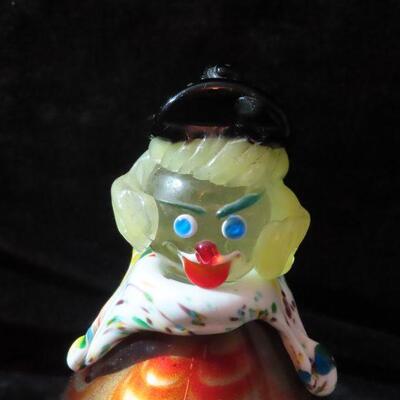 Vintage murano glass clown
