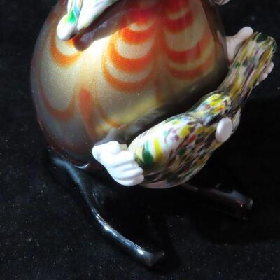 Vintage murano glass clown