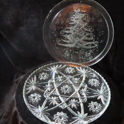 Large Glass serving trays
