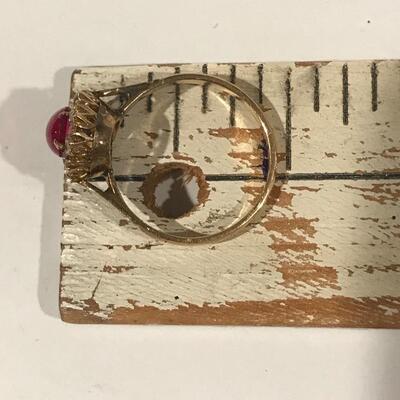 14 k gold ring  