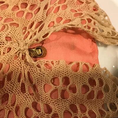 Victorian Doll Painted Hair Handmade Clothing 
