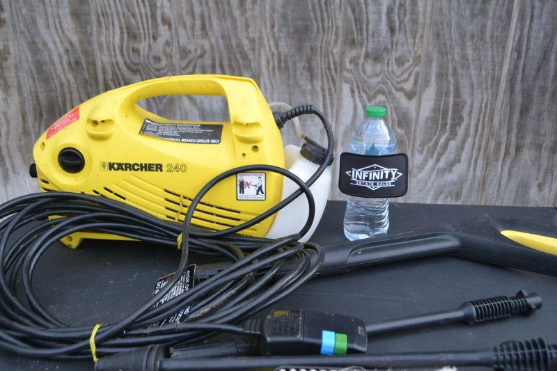 LOT 458 RADIO FLYER SMALL SIZE TOY COLLECTION AND KARCHER 240 PRESSURE  WASHER | EstateSales.org