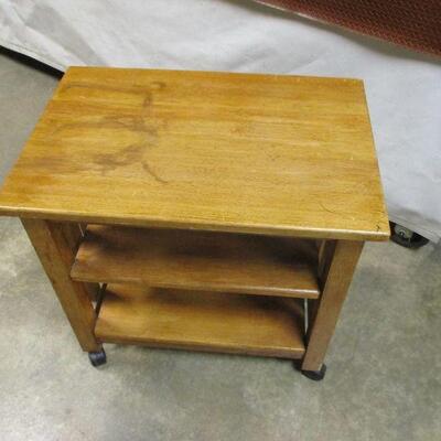 Lot 182 - Rolling End Table 