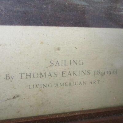 Lot 202 - Print Sailing By Thomas Eakins Living American Art 18
