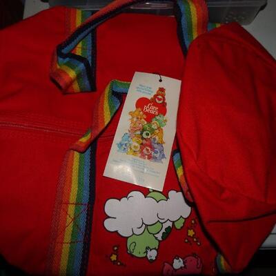 1970's CARE BEARS tote bag, NWT - never used 