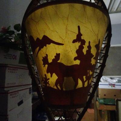 Reproduction Snow Shoe Boot Lamp 