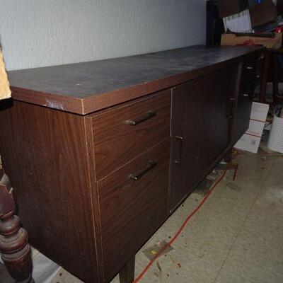 Mid Century Office Side Board Buffet - LOCAL PICK UP ONLY 