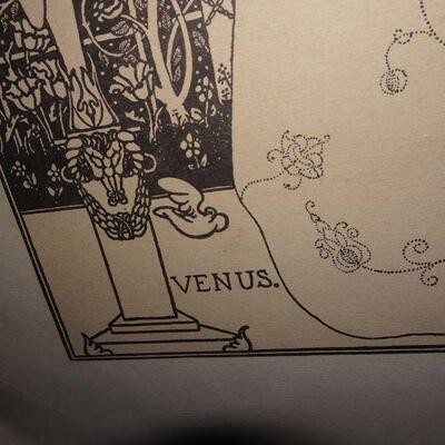 Aubrey Beardsley Venus Between Terminal Gods Poster