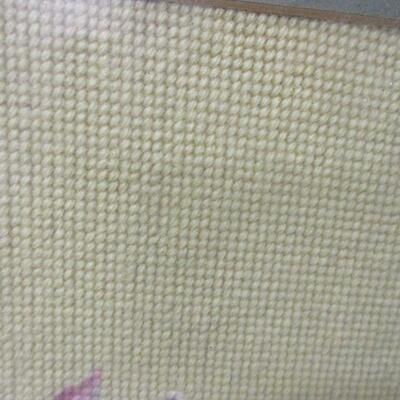 Lot 203 - Framed Needle Work Flowers  24" x 20"