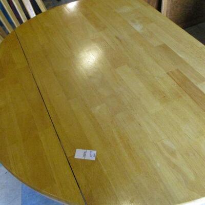 Lot 206 - Folding Kitchen Table With 1 Chair