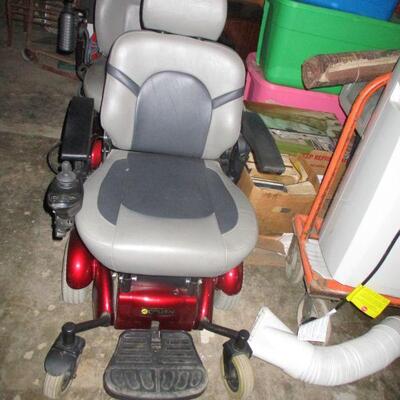 Lot 211 - Golden Electric Scooter Chair 