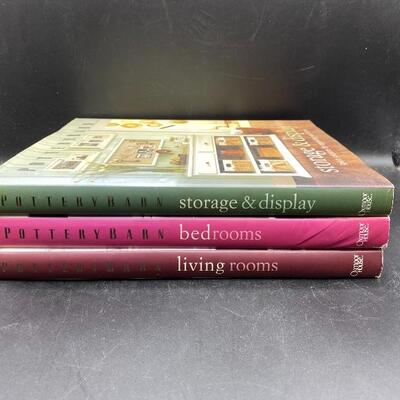 Set of 3 Pottery Barn Home Decor Design Books YD#017-1120-00068