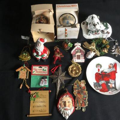 Lot 36: Vintage Christmas Ornaments and Decor