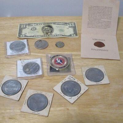 Lot 214 - Collectible Coins & Casino Tokens 
