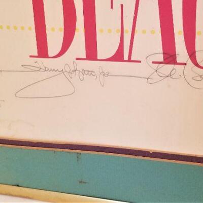 Lot #68  Limited Edition Pontchartrain Beach Poster in Frame