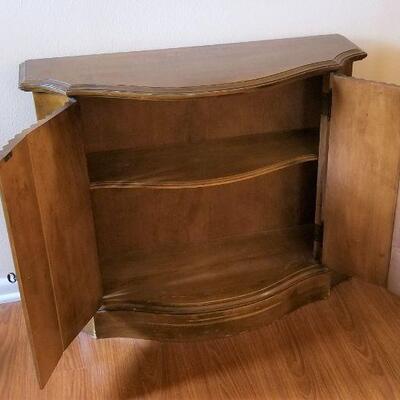 Lot #70  Mid-Century Demi-Lune Side Cabinet