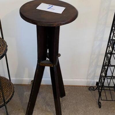 Lot 2 - Wood Plant stand