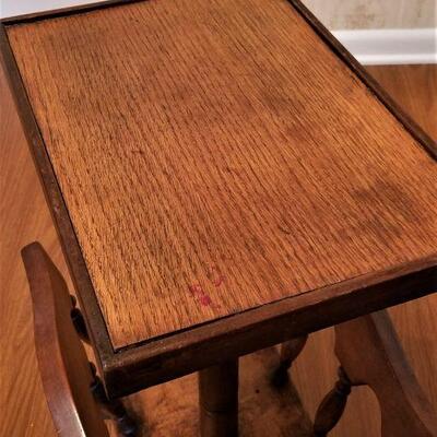 Lot #77  Vintage Side table/Magazine Stand - 1970's