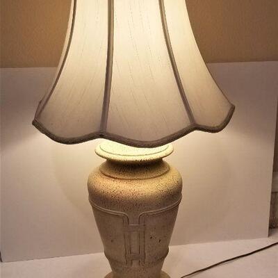 Lot #78  Contemporary Table Lamp - Stoneware base