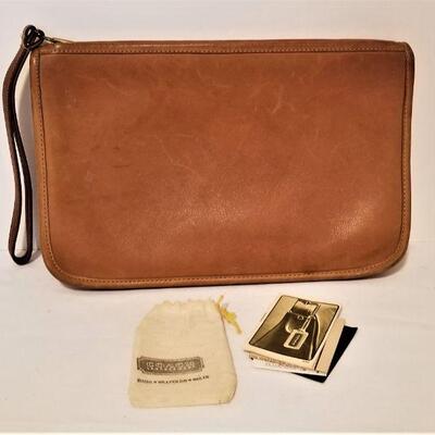Lot #80  Vintage COACH leather handbag