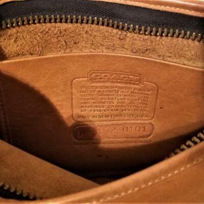 Lot #80  Vintage COACH leather handbag