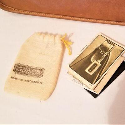 Lot #80  Vintage COACH leather handbag