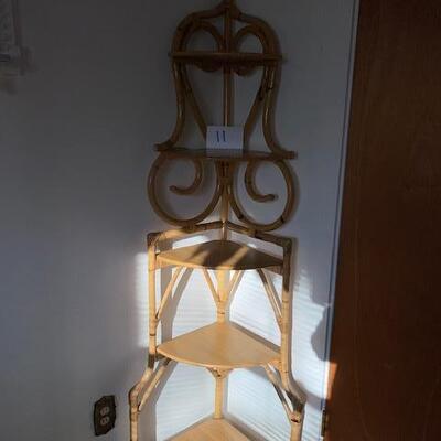 Lot 11 - Bentwood shelf