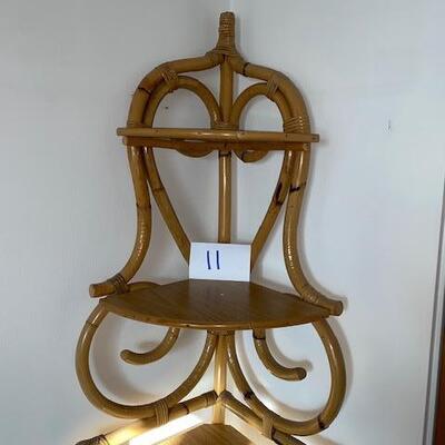 Lot 11 - Bentwood shelf