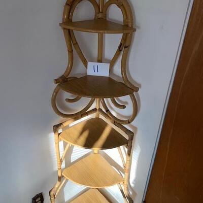 Lot 11 - Bentwood shelf