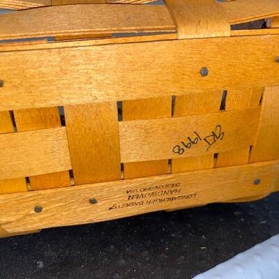 Lot 19 - Longaberger  small rectangle basket
