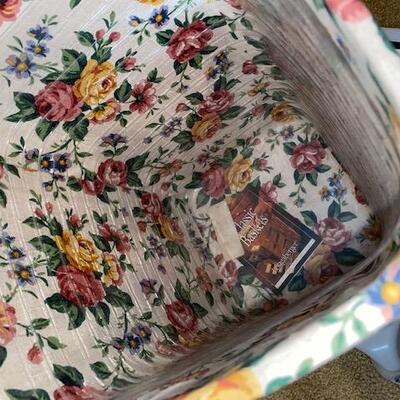 Lot 20 - Longaberger small square wastebasket