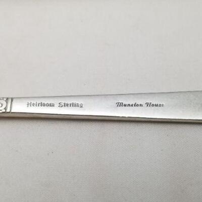Lot #84  Nice Set of Sterling Flatware in Box - Oneida Heirloom "Mansion House" - Mid Century  SEE PHOTOS