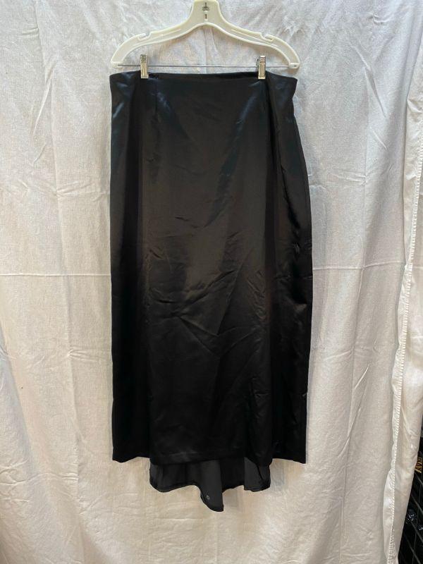 Black Ruffled Back Formal Floor Length Skirt by Together Size 18 YD#020 ...