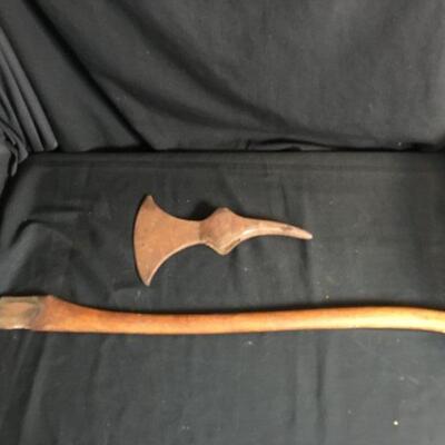 Lot 39: Tools, Ax, and Cane Lot