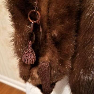 Lot #89  Vintage Mink Pelt Shrug - great condition