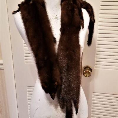 Lot #89  Vintage Mink Pelt Shrug - great condition