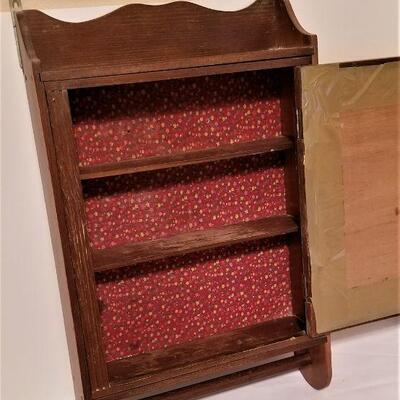 Lot #93  Small mirrored Wall Cabinet