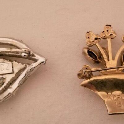 Lot #94  Two Vintage Mardi Gras Krewe Favors