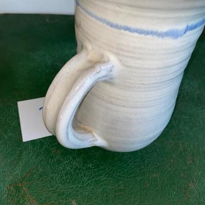 Lot 39 - Stoneware Pottery Iris Pitcher