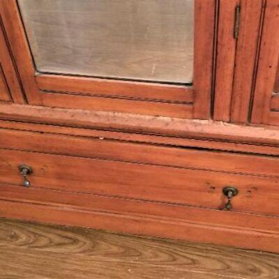 Lot #96   Nice Antique Armoire with drawer - breaks down into 3 pieces