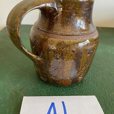Lot 41 -  Stoneware Pottery Pitcher