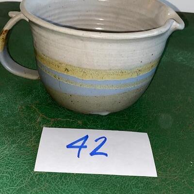 Lot 42 - Stoneware Pottery Mixing bowl