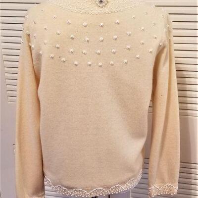 Lot #98  Vintage Beaded Sweater - Excellent Condition