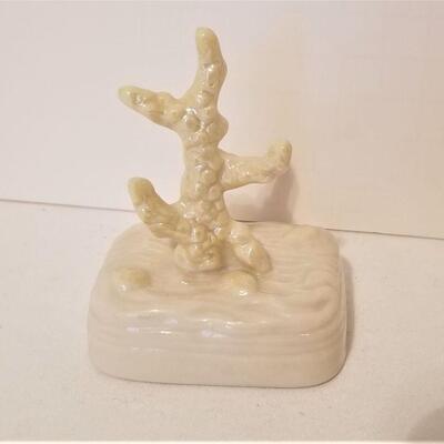 Lot #102  Irish Belleek Porcelain Ring Tree