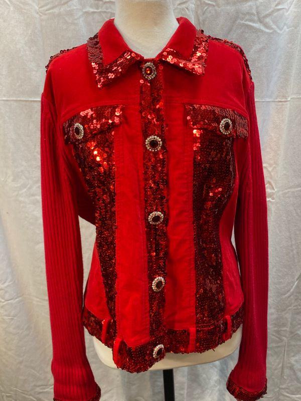 ruby red sweater