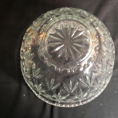 Lot 44: Punch bowl Set and crystal miniatures 