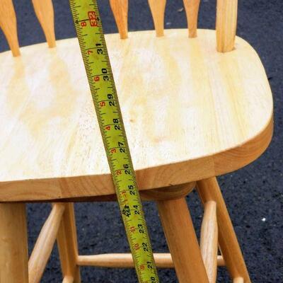 Wooden Bar Stools 24" tall