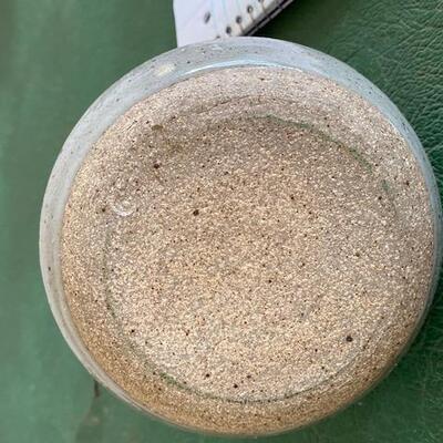 Lot 45 - Stoneware Pottery soap/lotion dispenser