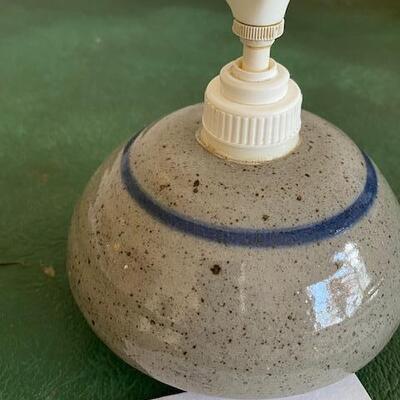 Lot 45 - Stoneware Pottery soap/lotion dispenser